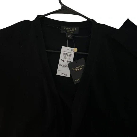 Charter Club Women's New With Labels Drawstring Waist Cardigan, Long Size M. - Picture 7 of 7